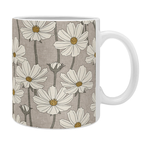 Little Arrow Design Co cosmos floral neutrals Coffee Mug