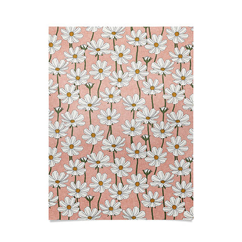 Little Arrow Design Co cosmos floral pink Poster
