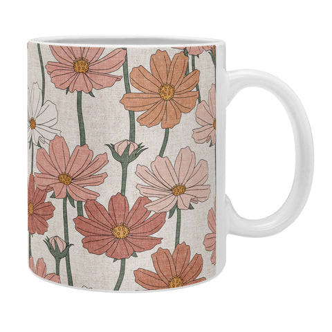 Little Arrow Design Co cosmos floral warm Coffee Mug