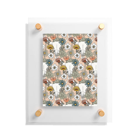 Little Arrow Design Co desert bloom peach Floating Acrylic Print