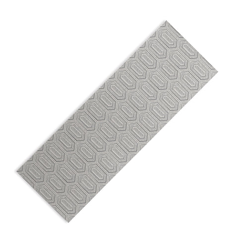 Little Arrow Design Co hexagon boho tile in charcoal Yoga Mat