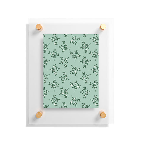 Little Arrow Design Co mistletoe mint Floating Acrylic Print