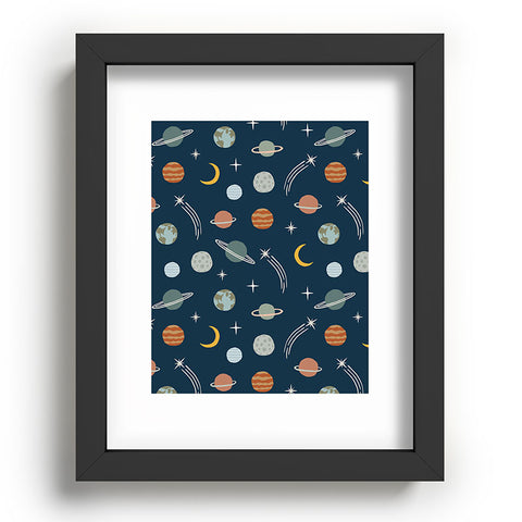 Little Arrow Design Co Planets Outer Space Recessed Framing Rectangle