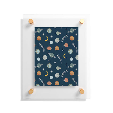Little Arrow Design Co Planets Outer Space Floating Acrylic Print