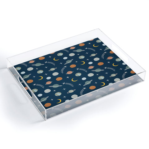 Little Arrow Design Co Planets Outer Space Acrylic Tray
