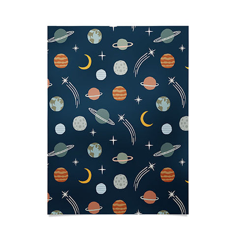 Little Arrow Design Co Planets Outer Space Poster