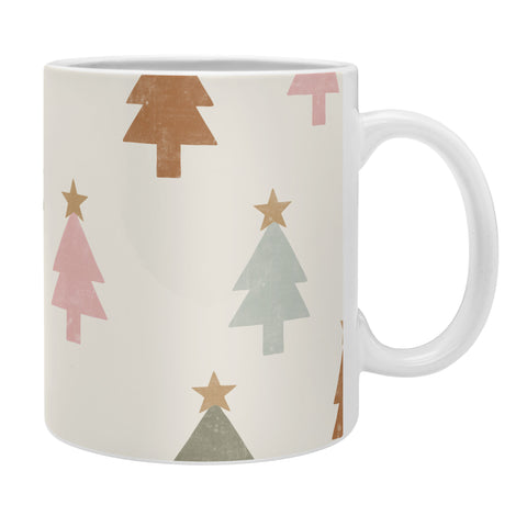 Little Arrow Design Co simple xmas trees multicolor Coffee Mug