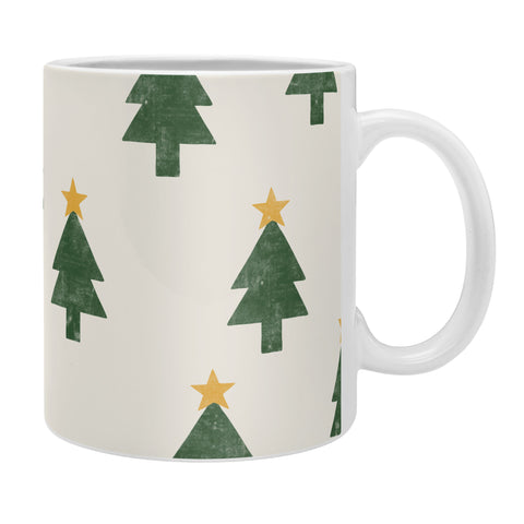 Little Arrow Design Co simple xmas trees on cream Coffee Mug