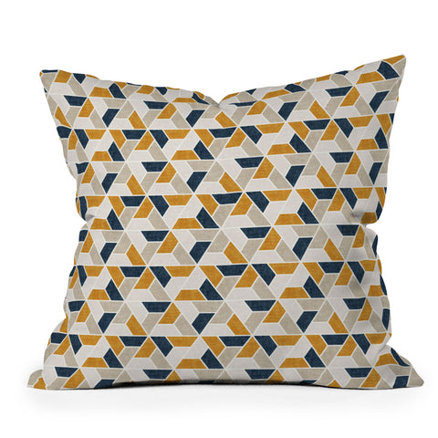 Little Arrow Design Co triangle geo Outdoor Throw Pillow