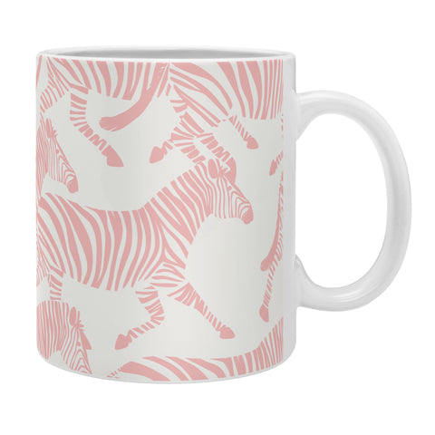 Little Arrow Design Co zebras in pink Coffee Mug