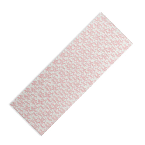Little Arrow Design Co zebras in pink Yoga Mat