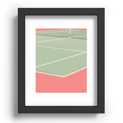 Little Dean Tennis game Recessed Framing Rectangle