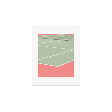 Little Dean Tennis game Art Print