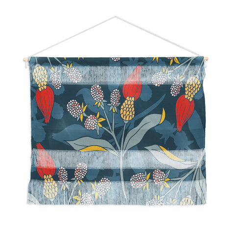 LouBruzzoni Retro floral shapes Wall Hanging Landscape