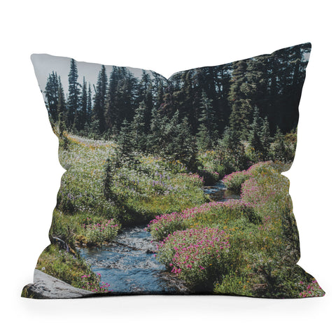 Luke Gram Garibaldi Provincial Park Outdoor Throw Pillow
