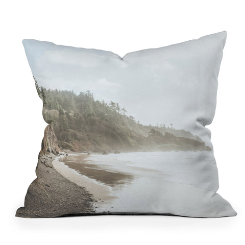 Luke Gram Oregon Coast I Outdoor Throw Pillow