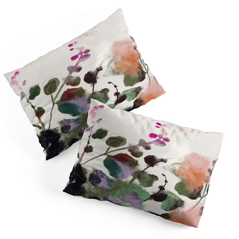 lunetricotee floral abstract summer autumn Pillow Shams
