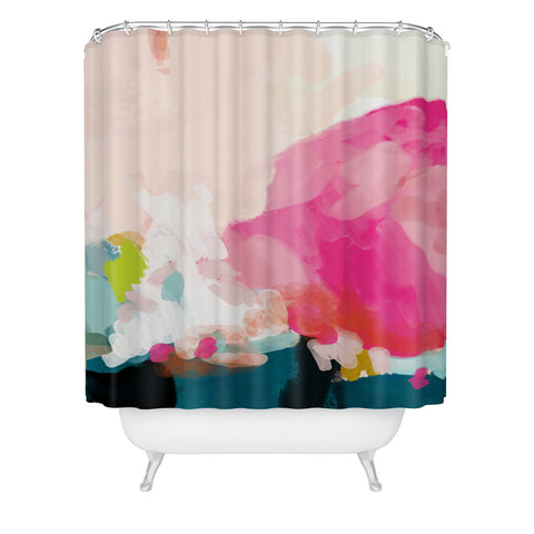 lunetricotee pink sky Shower Curtain