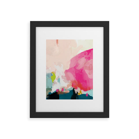 lunetricotee pink sky Framed Art Print