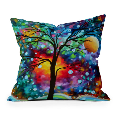 Madart Inc. A Moment In Time Outdoor Throw Pillow
