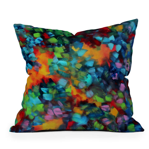 Madart Inc. Color Blast Outdoor Throw Pillow