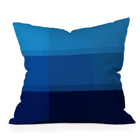Madart Inc. Deep Blue Sea Outdoor Throw Pillow