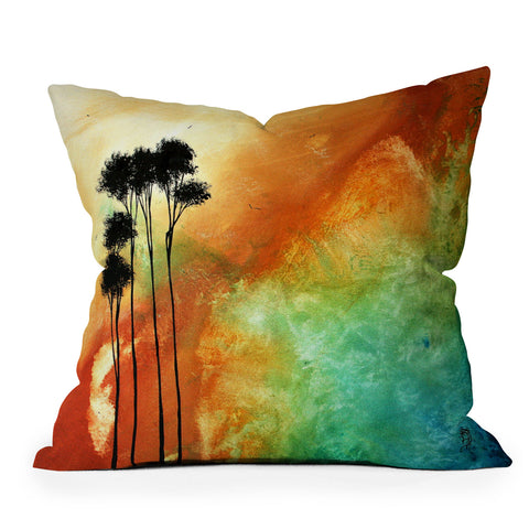 Madart Inc. Desert Mirage Outdoor Throw Pillow