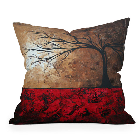 Madart Inc. Lost In The Forest Outdoor Throw Pillow