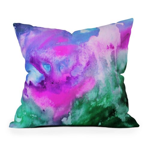 Madart Inc. Lost Nebula 2 Outdoor Throw Pillow