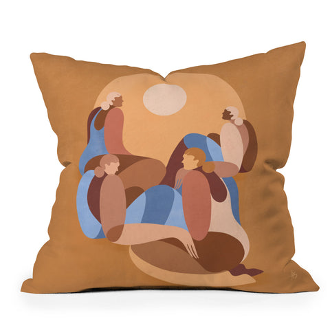 Maggie Stephenson In the heat of summer Outdoor Throw Pillow