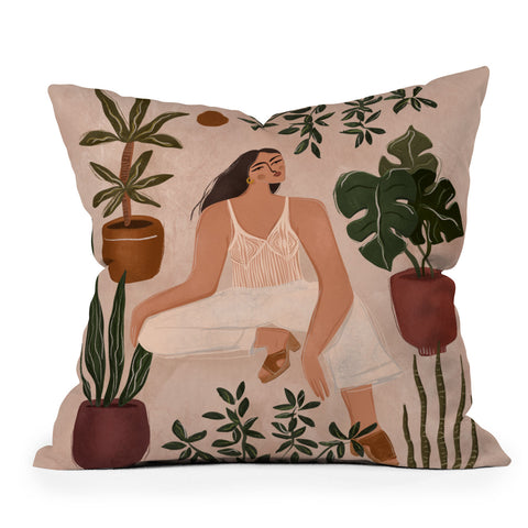 Maggie Stephenson One is good more is better Outdoor Throw Pillow