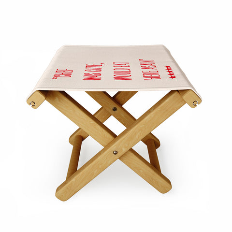 Mambo Art Studio Chef Was Quote Review Folding Stool