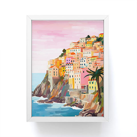 Mambo Art Studio Cinque Terre Italy Painting Framed Mini Art Print