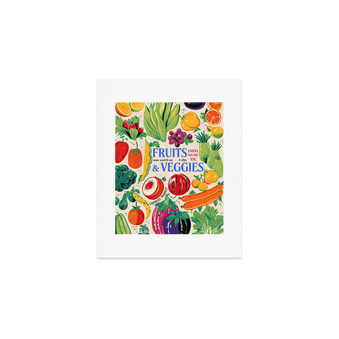 Mambo Art Studio Fruits Veg Mkt New York Art Print