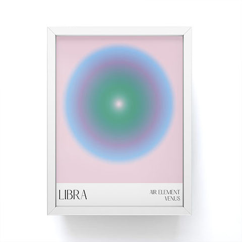 Mambo Art Studio Libra Aura Framed Mini Art Print