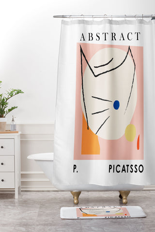 Mambo Art Studio Picatsso 2 Shower Curtain And Mat