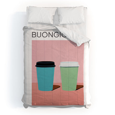 Mambo Art Studio Take away coffee Buongiorno Comforter