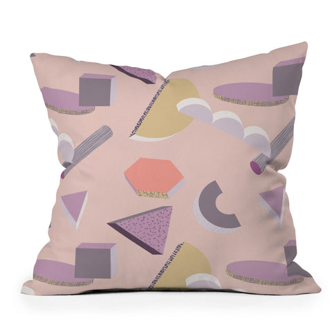 Mareike Boehmer 3D Geometry Big Things 1 Outdoor Throw Pillow