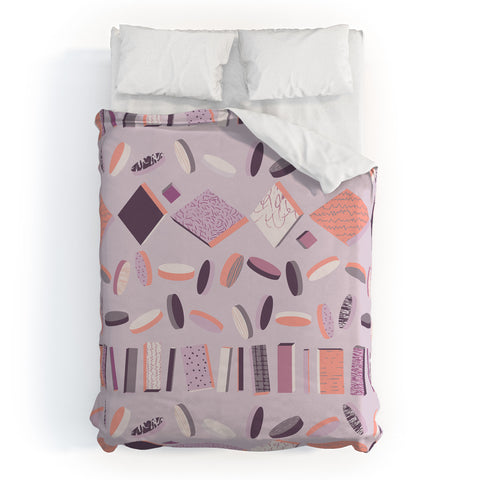Mareike Boehmer 3D Geometry Lined Up 1 Duvet Cover