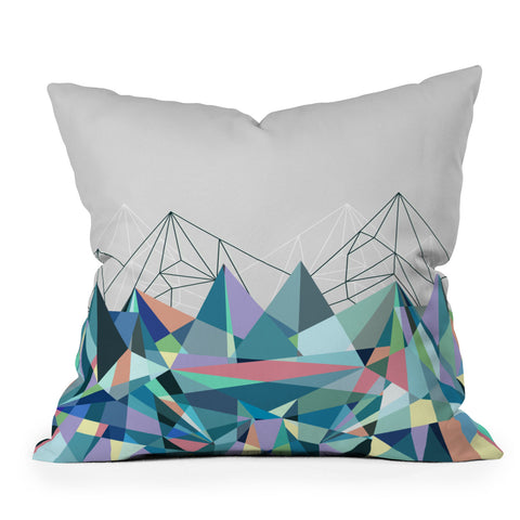 Mareike Boehmer Colorflash 3 pastel Outdoor Throw Pillow