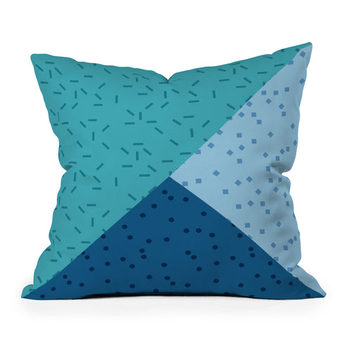 Mareike Boehmer Geometry Blocking 3 Outdoor Throw Pillow