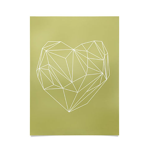 Mareike Boehmer Heart Graphic Yellow Poster