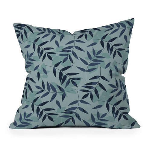 Mareike Boehmer Leaves Scattered 1 Outdoor Throw Pillow