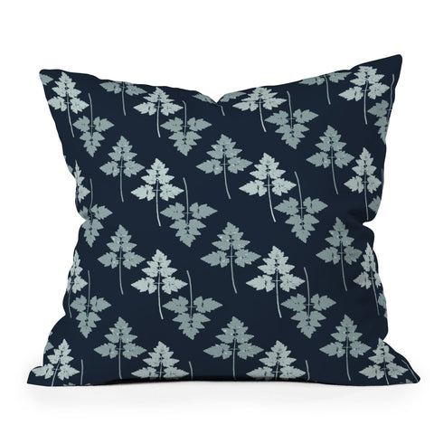 Mareike Boehmer Leaves Up and Down 1 Outdoor Throw Pillow