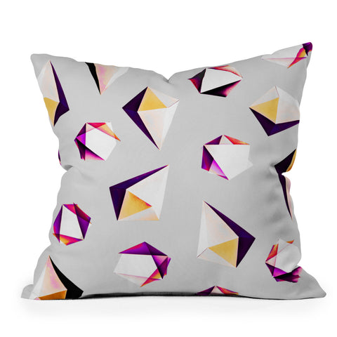 Mareike Boehmer Origami 5X Outdoor Throw Pillow