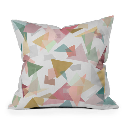 Mareike Boehmer Triangle Confetti 1 Outdoor Throw Pillow