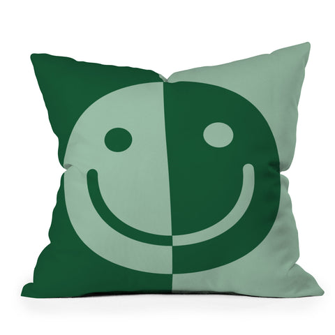 MariaMariaCreative Happy Sage Outdoor Throw Pillow