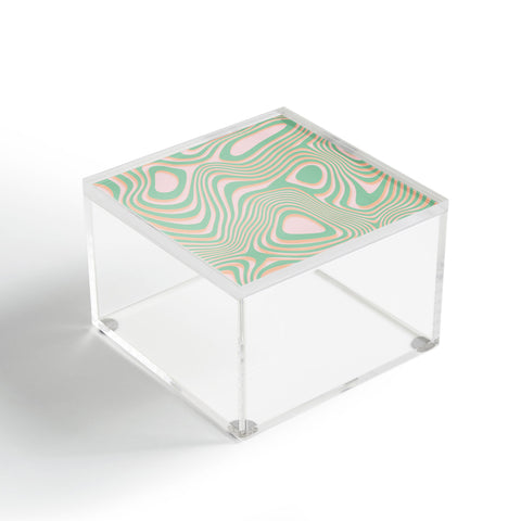 MariaMariaCreative Peach Swirl Acrylic Box