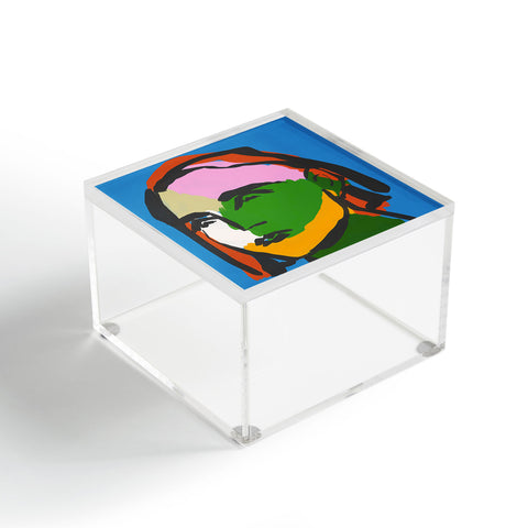Marin Vaan Zaal Asceline in Blue Modern female Acrylic Box