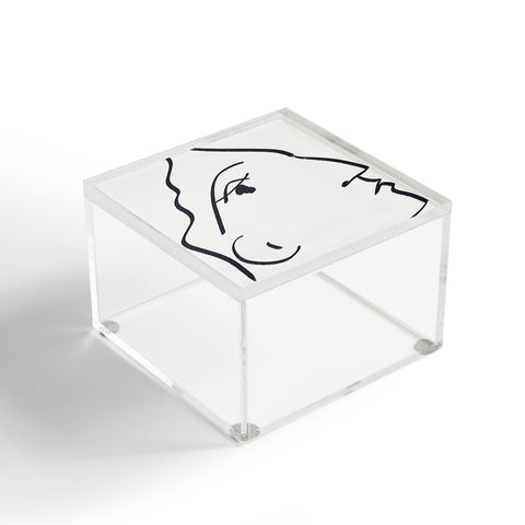 Marin Vaan Zaal Delia minimalist female portra Acrylic Box